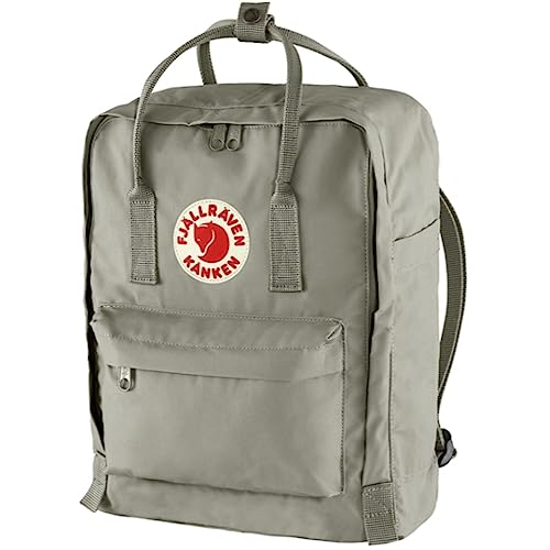Fjällräven Kanken Backpack - Water-Resistant Vinylon Fabric, Classic Design, School & Travel - Fog Variant