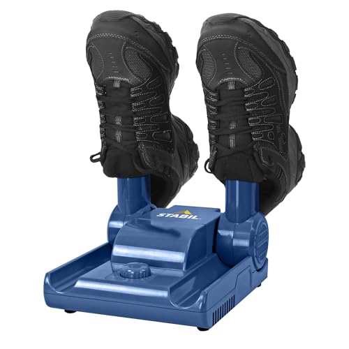 DRYGUY Stabil Shoe Dryer with 2 Ports for Boots, Shoes & Gloves, Blue