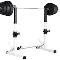 Adjustable Squat Rack with Safety Lock, 550LBS Max Load for Home Gym