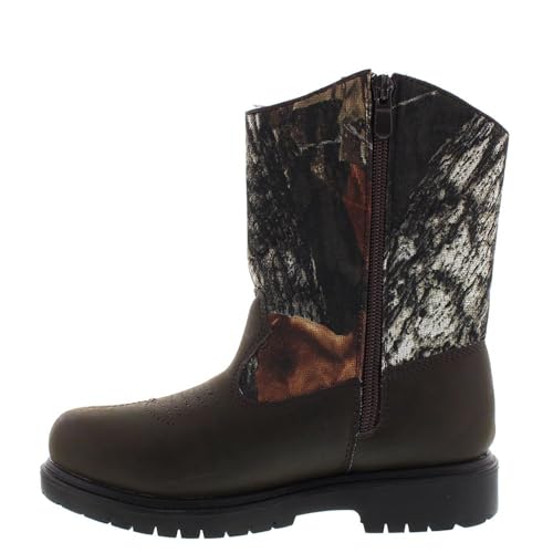 Kids Waterproof Tall Boots - Deer Stags Kids' Tour Brown Camo Variation