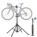 Adjustable Bicycle Repair Stand with Tool Tray for Home & Bike Maintenance