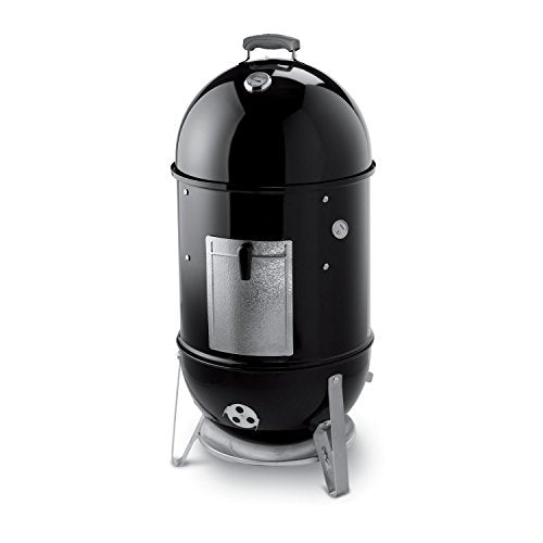 18-Inch Charcoal Smoker for BBQ - Weber Smokey Mountain Cooker with 2 Grates