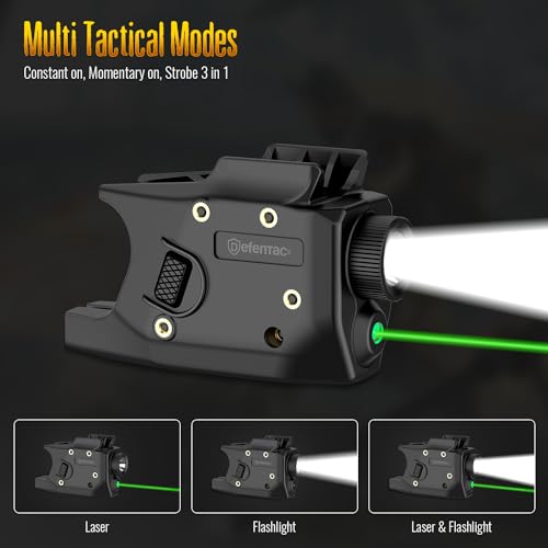 Combo for M&P Shield & Shield Plus - Green Laser & Flashlight
