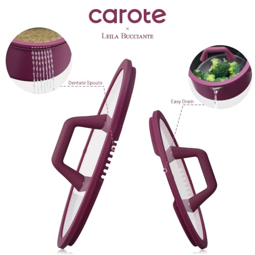 Purple 31-Piece Nonstick Cookware Set with Titanium Coating & Lids