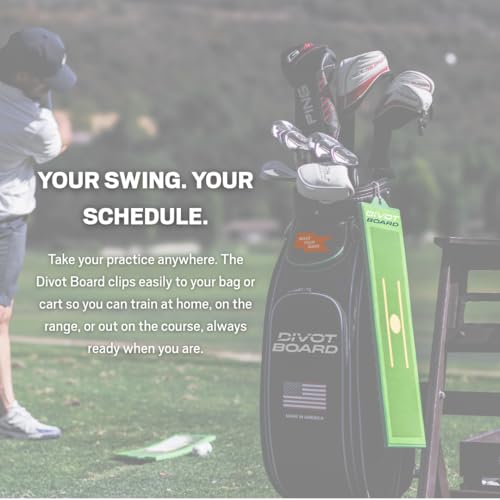 Divot Board Golf Swing & Hitting Mat – Low Point & Impact Trainer – Variation: Divot Board