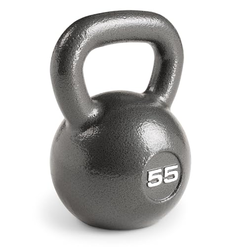 Marcy Hammertone 55 lb Kettlebell for Strength Training Home Gym Equipment