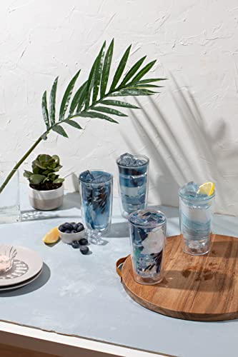 16oz Clear Tervis Tritan Insulated Tumbler Set - Blue Collection, 4-Pack