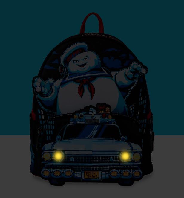 Ghostbusters Mini Backpack Light-Up Chase Scene - Kids & Adults Collectible Bag