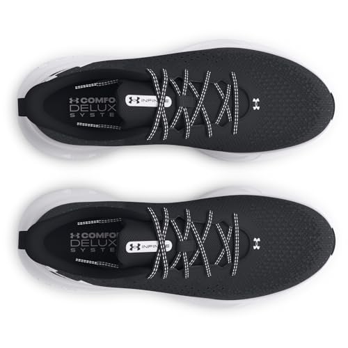 Under Armour Women's Infinite Running Shoes Black/White 9.5 - Breathable & Cushioned
