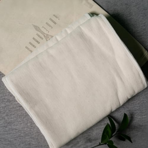 SageAbay Off White Bengkung Belly Binding Wrap - Postpartum Support, Organic Cotton