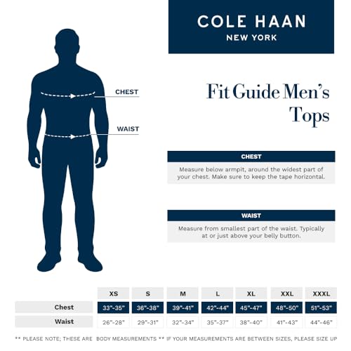 XX-Large Cole Haan Trafton Golf Polo Shirt for Men - Lightweight, 4-Way Stretch, Moisture-Wicking, Silt Green