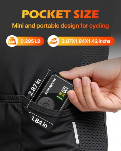 Mini Bike Pump with Gauge 120 PSI Portable Electric Inflator Presta Schrader