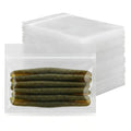 Heavy-Duty Clear Lock Zipper Bait Bags 6.3" x 4.7", Leakproof Dual-Seal for Soft Plastic Lures