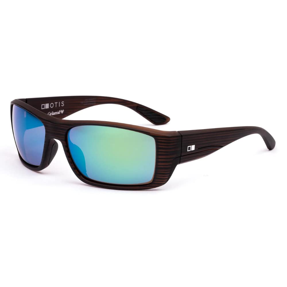 Otis Eyewear Coastin Slim Sunglasses Woodland Matte/L.I.T Polarized Mirror Green