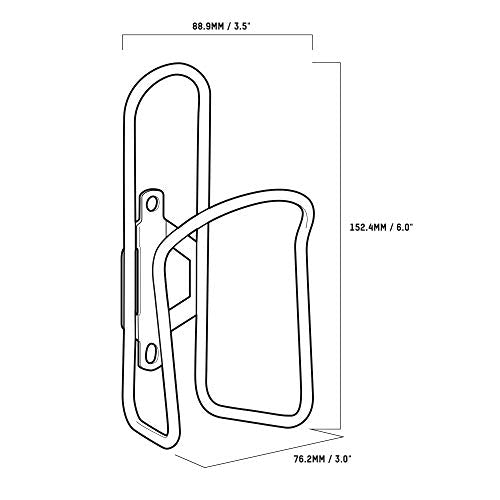 Blackburn Aluminum Bicycle Bottle Cage - Black