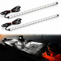 2Pcs White LED Boat Navigation Lights Waterproof Deck Interior Lighting