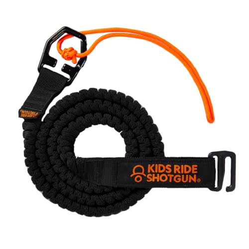 Quick Fit MTB Tow Rope Black for Kids & Adults | 500lb Load Capacity