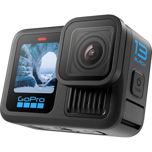GoPro HERO13 Black Waterproof Action Camera with 5.3K Video, 27MP Photos, Live Streaming & 128GB Kit
