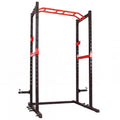 Sunny Health & Fitness Power Rack & Cage System with Plate Holders – Home Gym Equipment