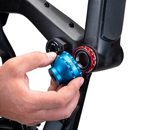 Bike Bottom Bracket and Pedal Tool - Blue, 3/8 Drive, Fits Shimano & More