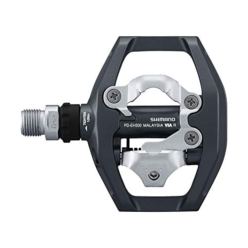 Shimano SPD Pedal PD-EH500 9/16 Inch MTB Gravel Dual SPD Flat Pedal
