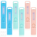 Mini Rechargeable LED Flashlights 6 Pack with Zoomable Focus & Lantern Mode - Camping Hiking