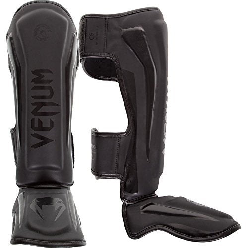 Venum Elite Standup Shin Guards - Matte Black Medium