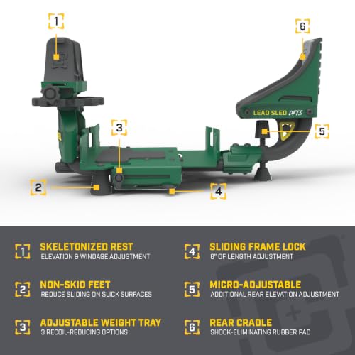 Caldwell Lead Sled DFT Shooting Rest with Dual Frame Technology - Adjustable Recoil Reduction - Variation 3