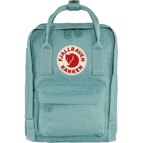 Sky Blue Fjällräven Kanken Mini Backpack - Compact Durable Vinylon F Travel Bag