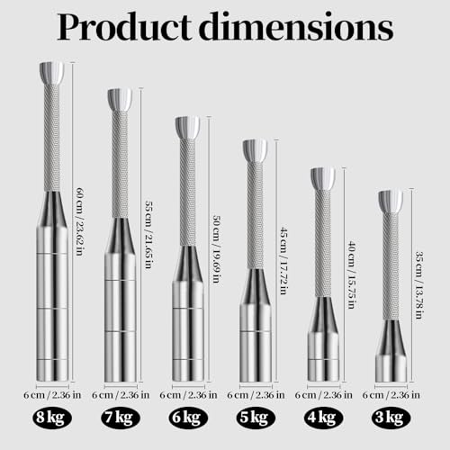 Adjustable Steel Indian Clubs for Full Body Workout, Strength & Toning