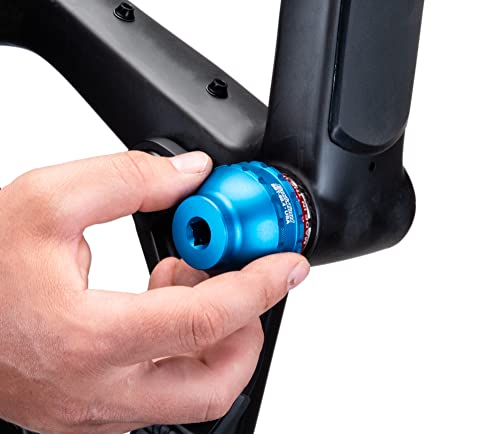 Bike Bottom Bracket and Pedal Tool - Blue, 3/8 Drive, Fits Shimano & More
