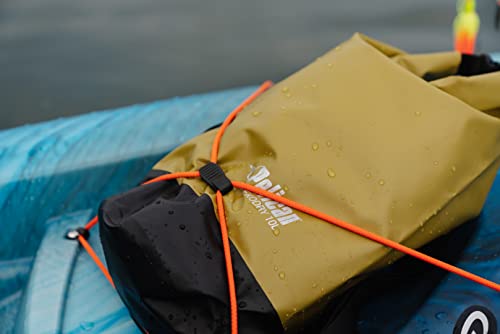 Olive Waterproof Dry Bag 10L - Reflective Waterproof Gear Storage for Kayaking & Beach