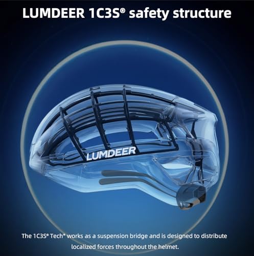 LUMDEER White Bike Helmet for Adults Men Women - Ultra Ventilation Cycling Safety