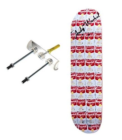 Sk8ology Skateboard Display Kit (Tube) – No Drill Bit by