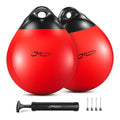 Red Vinyl Boat Buoy Ball 14.9x17.8 Inches for Mooring & Anchoring - Heavy Duty Marine Float