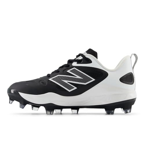 New Balance Women's Fresh Foam Velo V4 Molded Cleats - Black/White, Size 7
