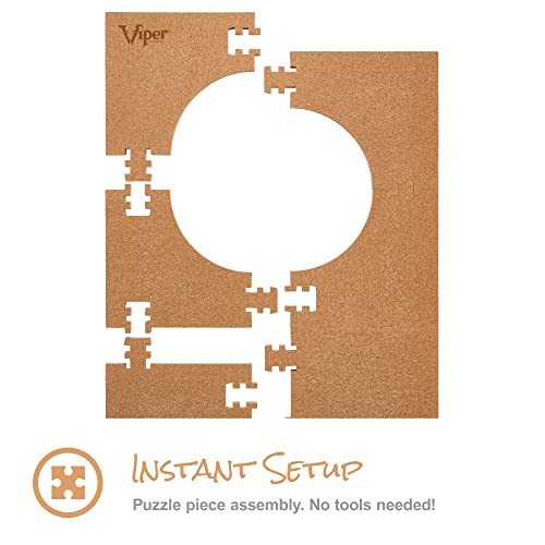 Reversible Cork Dartboard Surround - Wall Protector for 17.75 & 18 Inch Dart Boards