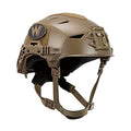 Lightweight Tactical Bump Helmet with Night Vision Mounts - Coyote Brown, Size M/L