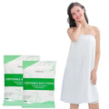 20 Pack Large Disposable Bath Towels 55x27.5 Inches Thick for Travel & Spa