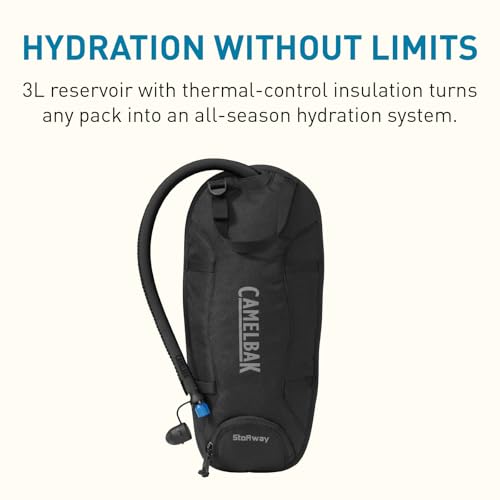 CamelBak 100oz Stoaway Hydration Bladder with Insulated Tube for Hiking & Snow