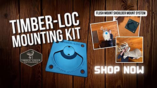 Timber-Loc Shoulder Mount Wall Mounting Kit for Taxidermy Secure Flush Hang System