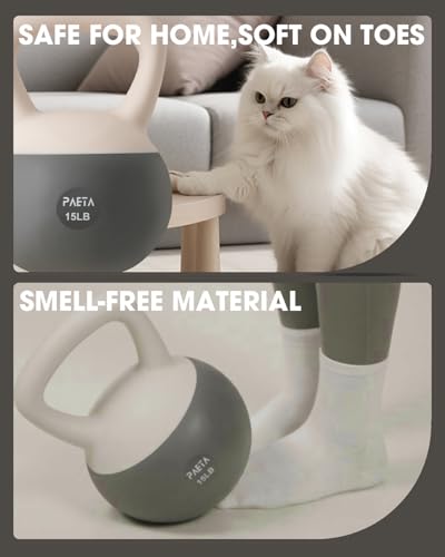 PAETA Soft Kettlebell 45lbs - Colorful Heavy Duty Floor-Friendly Home Workout