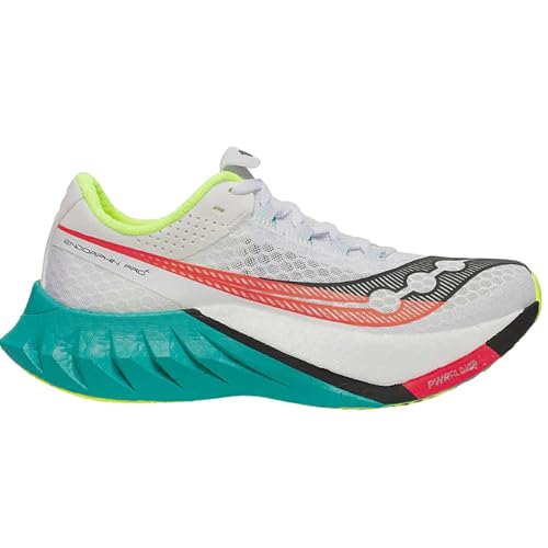 Saucony Women's Endorphin PRO 4 Running Sneakers White/Mutant 9