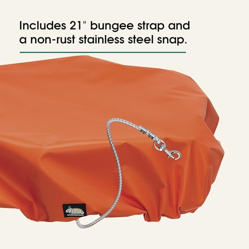 Orange Vinyl Bucket Cover with Bungee Strap for Utility & Arborist Buckets