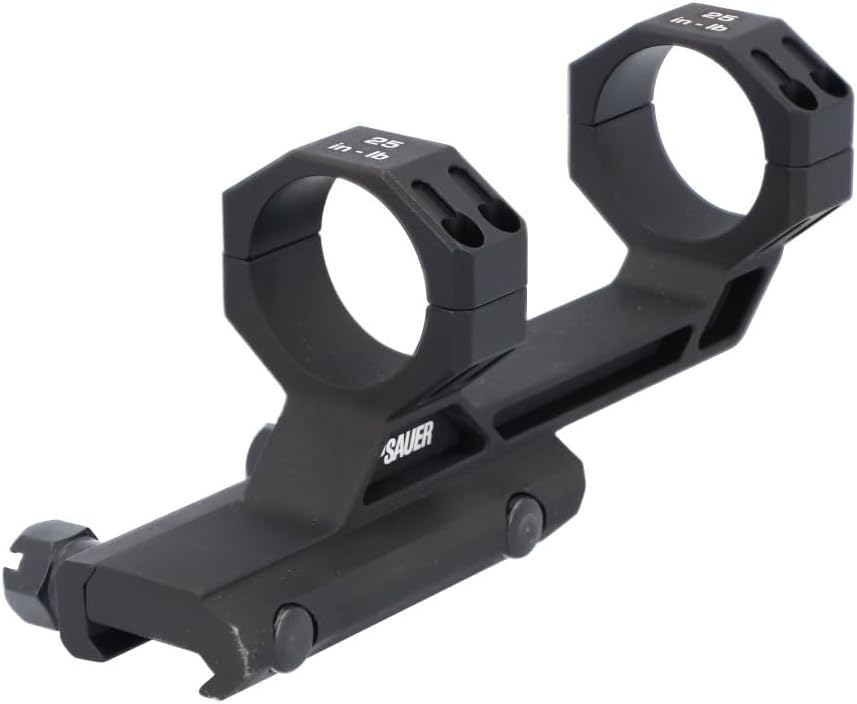 Sig Sauer Alpha MSR Scope Ring Mount - Durable 7075-T6 Aluminum | 1.535" High, 0 MOA Cant