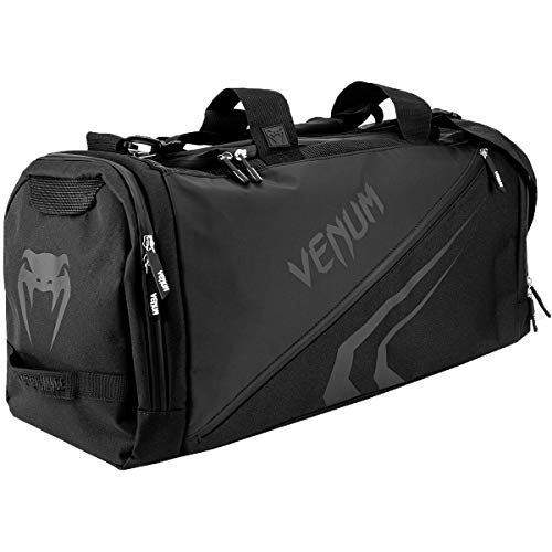 Venum Trainer Lite Evo Sports Bag Black/Black 63L Large Capacity, Ventilated, Adjustable Shoulder Strap