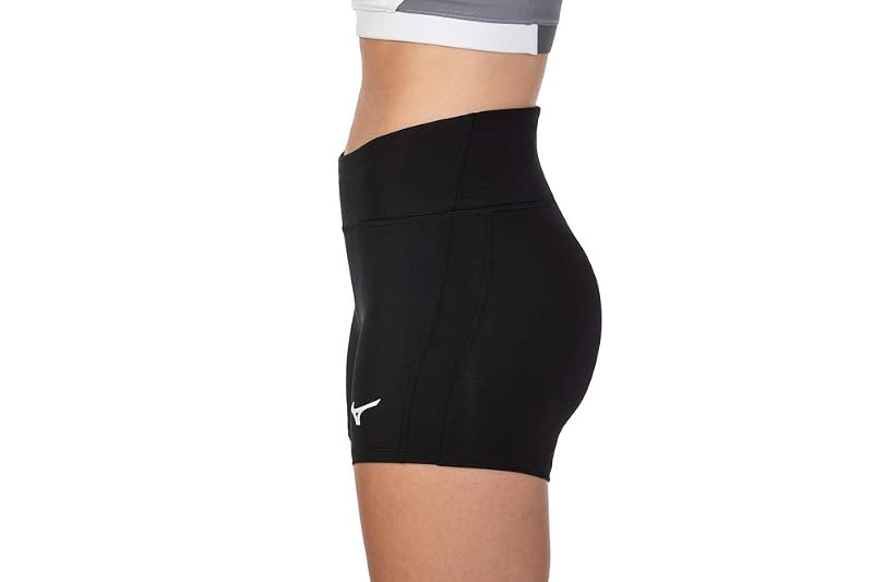 Mizuno Women's Elevated 4-Inch Inseam Volleyball Short - Black, Medium