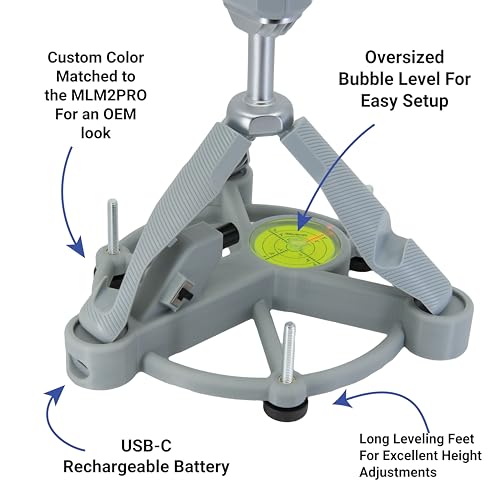 Claire's Prints Laser Alignment and Leveling Stand for Rapsodo MLM2PRO V2 - Heat Proof Design