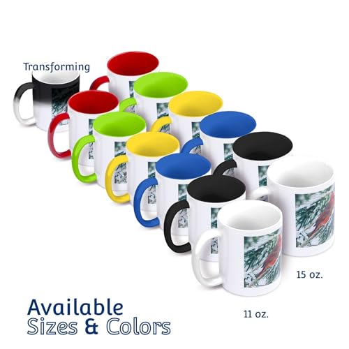 Eid Mubarak Mug - Happy Eid Blessing 11oz Two-Tone Black Ceramic Coffee Cup