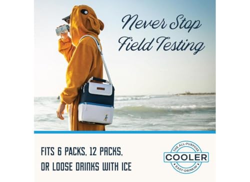Kanga Insulated Cooler Bag - Midnight Soft Cooler for 6 or 12 Cans, Leak-Proof, Durable